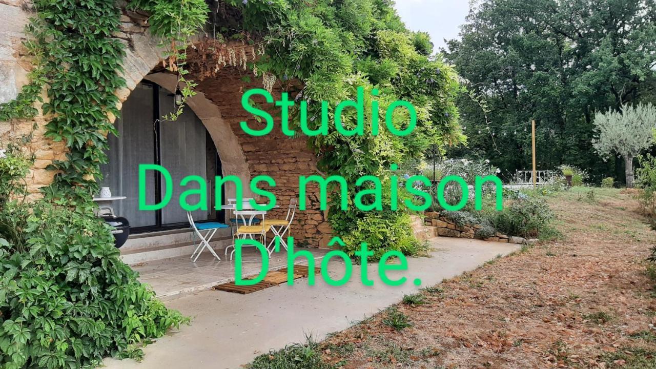 Charmant Studio Dans Maison D'Hote Dans Un Ecrin De Verdure Saint-Martin-le-Redon Exterior photo
